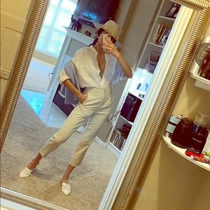 Vintage top $100 high waisted pants $50 boat shoes